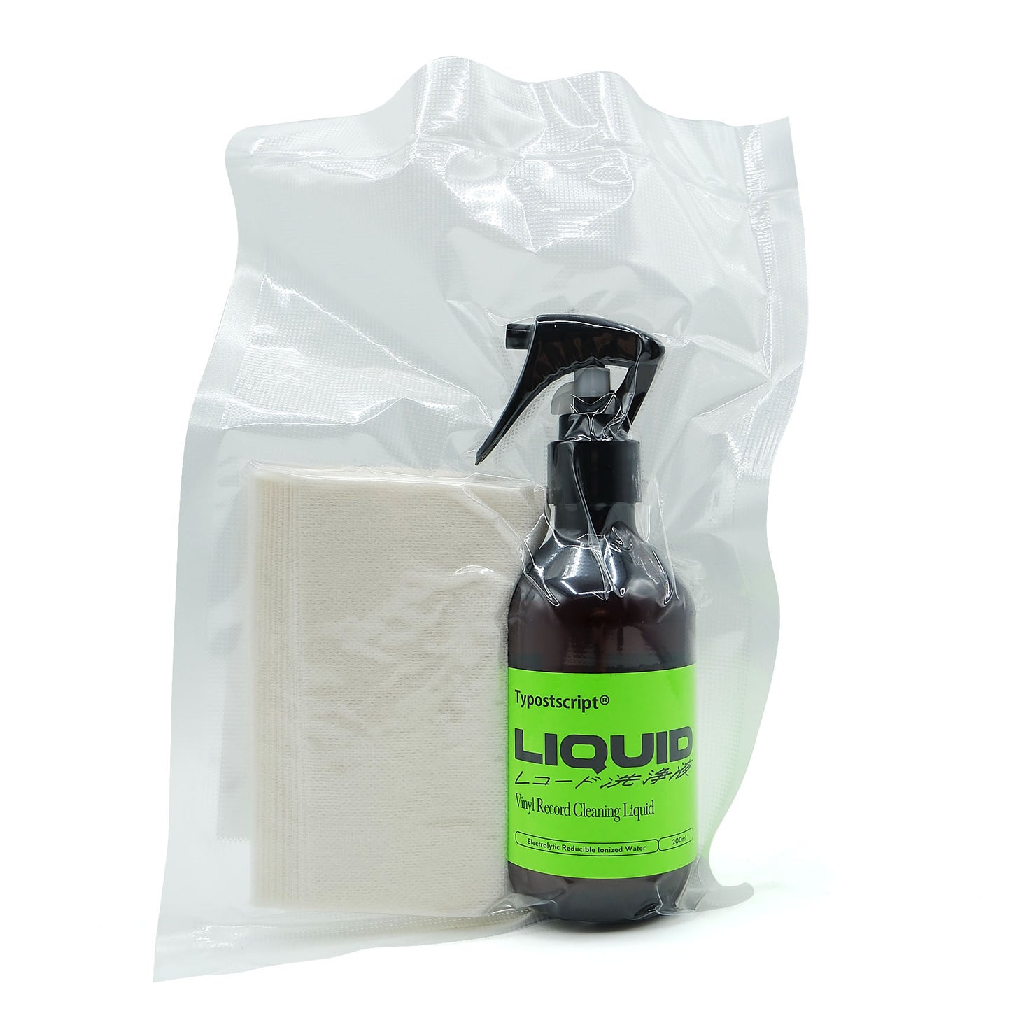 Typostscript® "LIQUID + WIPE RECORD CLEANER STARTER KIT"